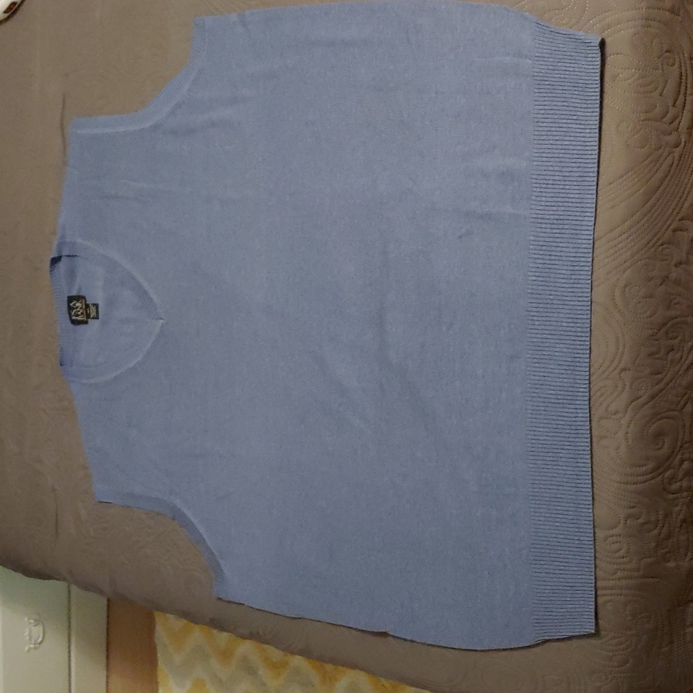 Big & Tall Jos. A. Banks, sweater vest, bluish gray, 4XLT